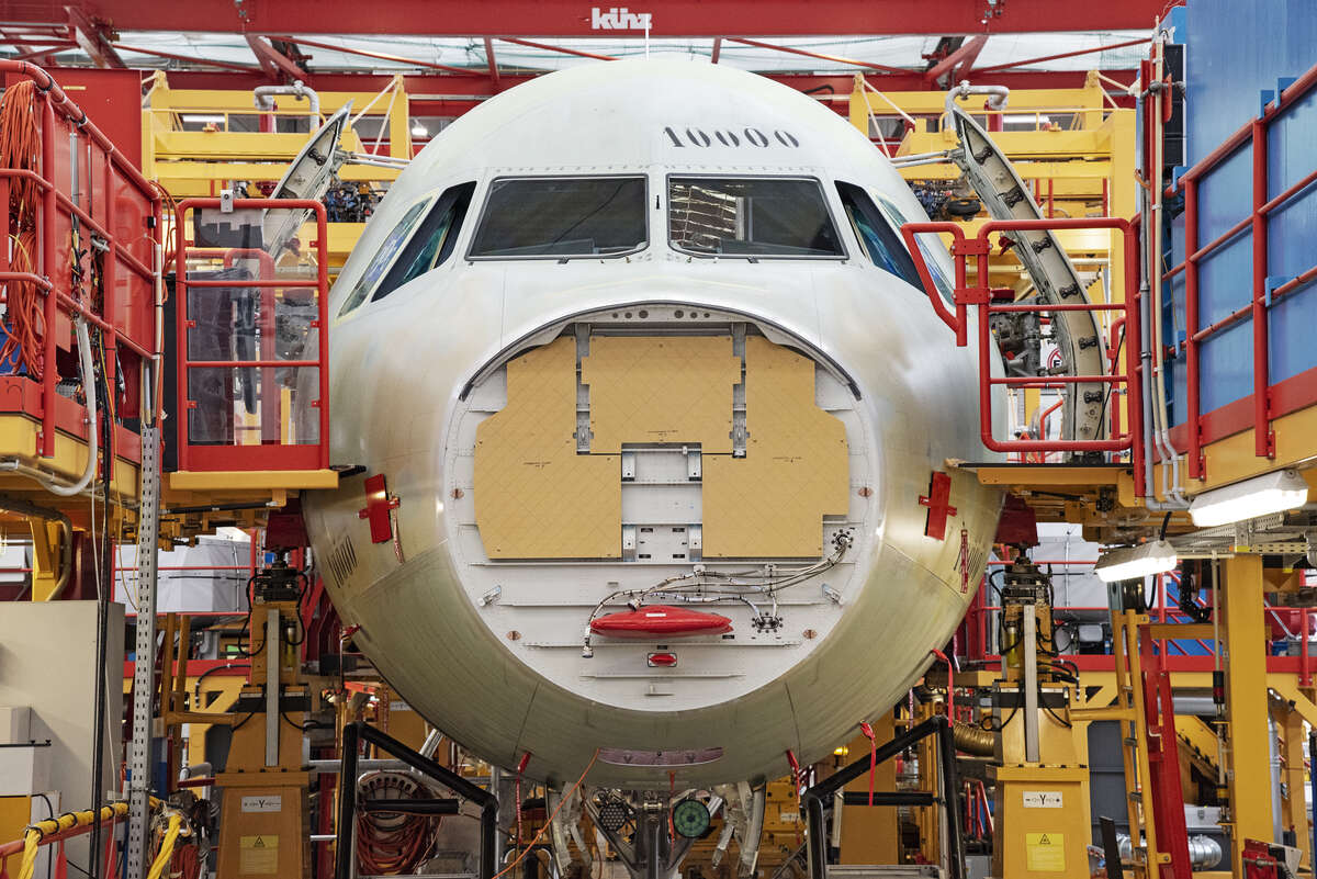 Airbus MSN10000 in Final Assembly Line