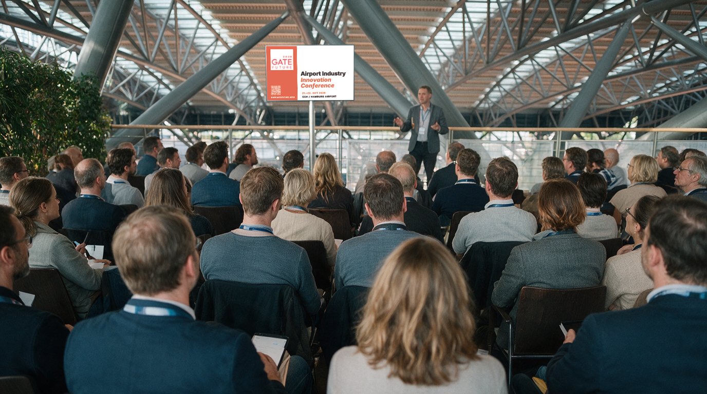 Keynote audience on the Top Deck at GATE FUTURE